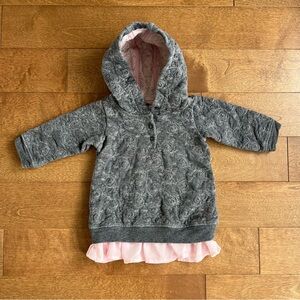 2/$10 SOURIS MINI Baby girl hoodie 12m